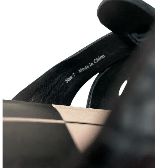 Dolce Vita Noir Hollie Croc Mules Size 7 - Picture 4 of 5